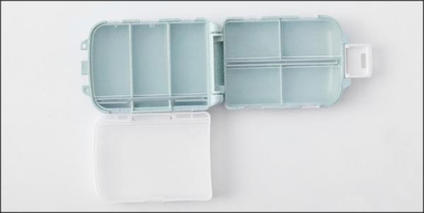 Pillen Box mit zusätzlichen Fach